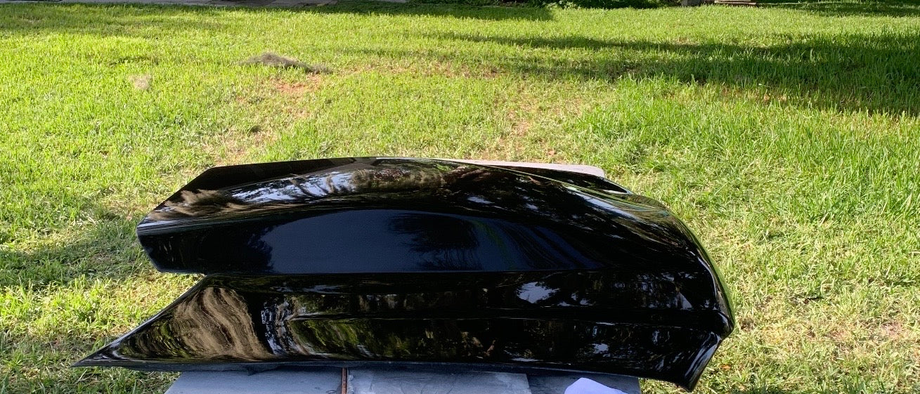 2004–2012 Chevy Colorado Fiberglass Hood – 4.5” Bubble (Pin-On)