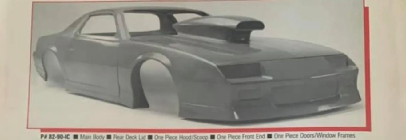 3rd gen Camaro hood 10’m scoop (1982-1992)