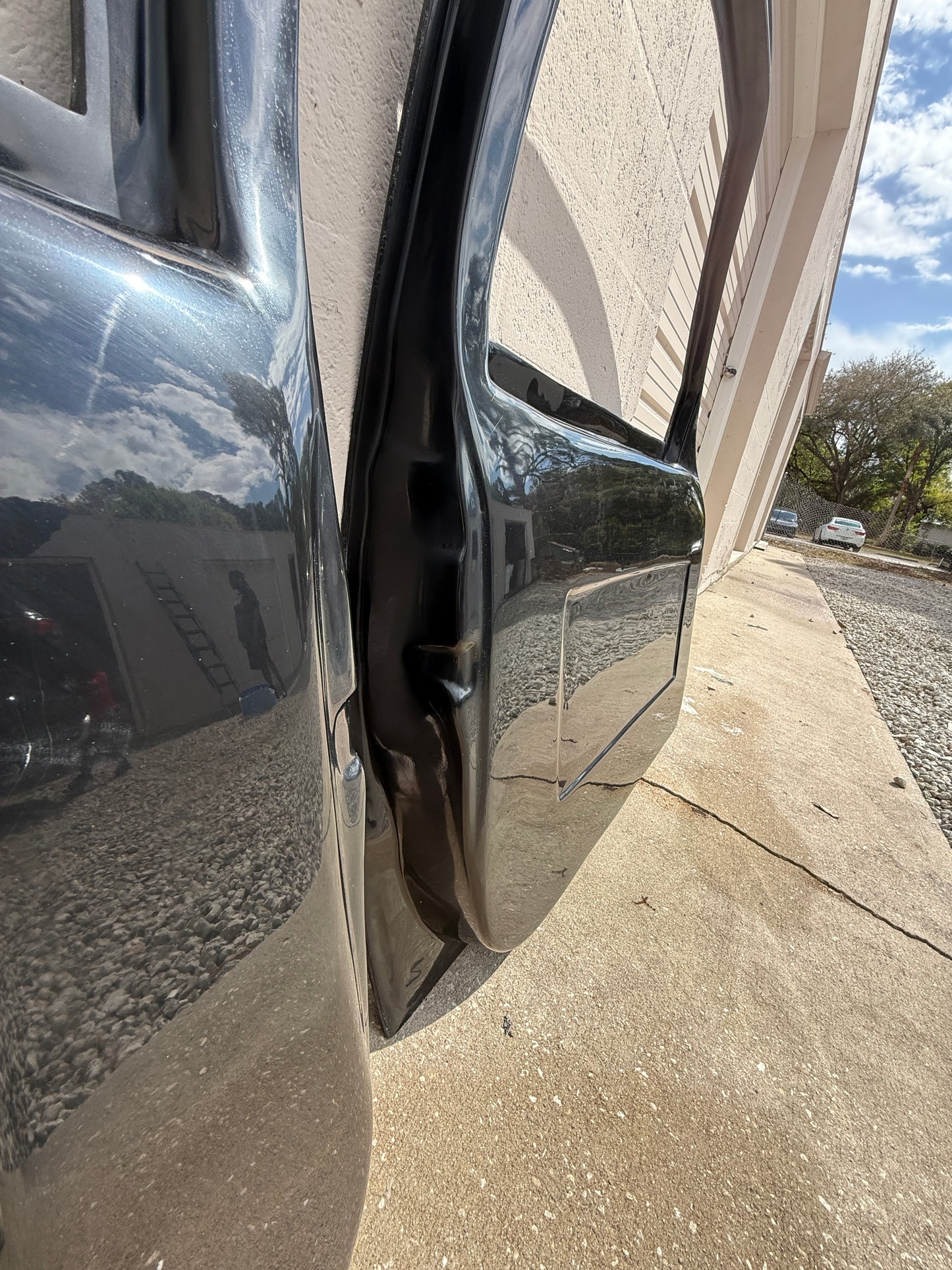 Fiberglass truck doors Chevy S10 performance racing parts Dubon Composites