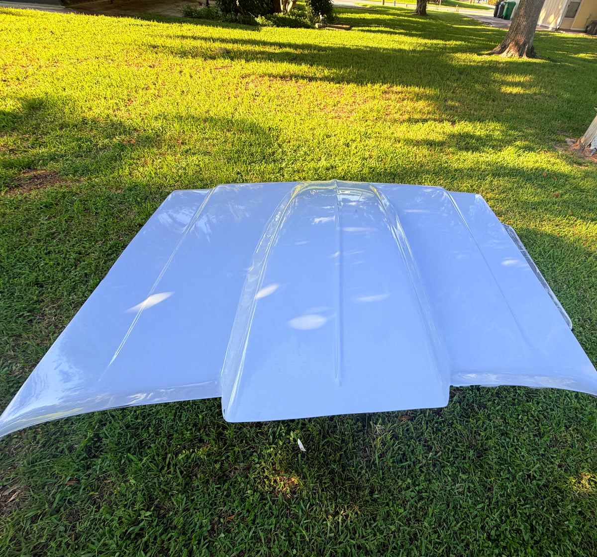 1973–1980 Chevy C10 Fiberglass 4.5” Bubble Pin-On Hood