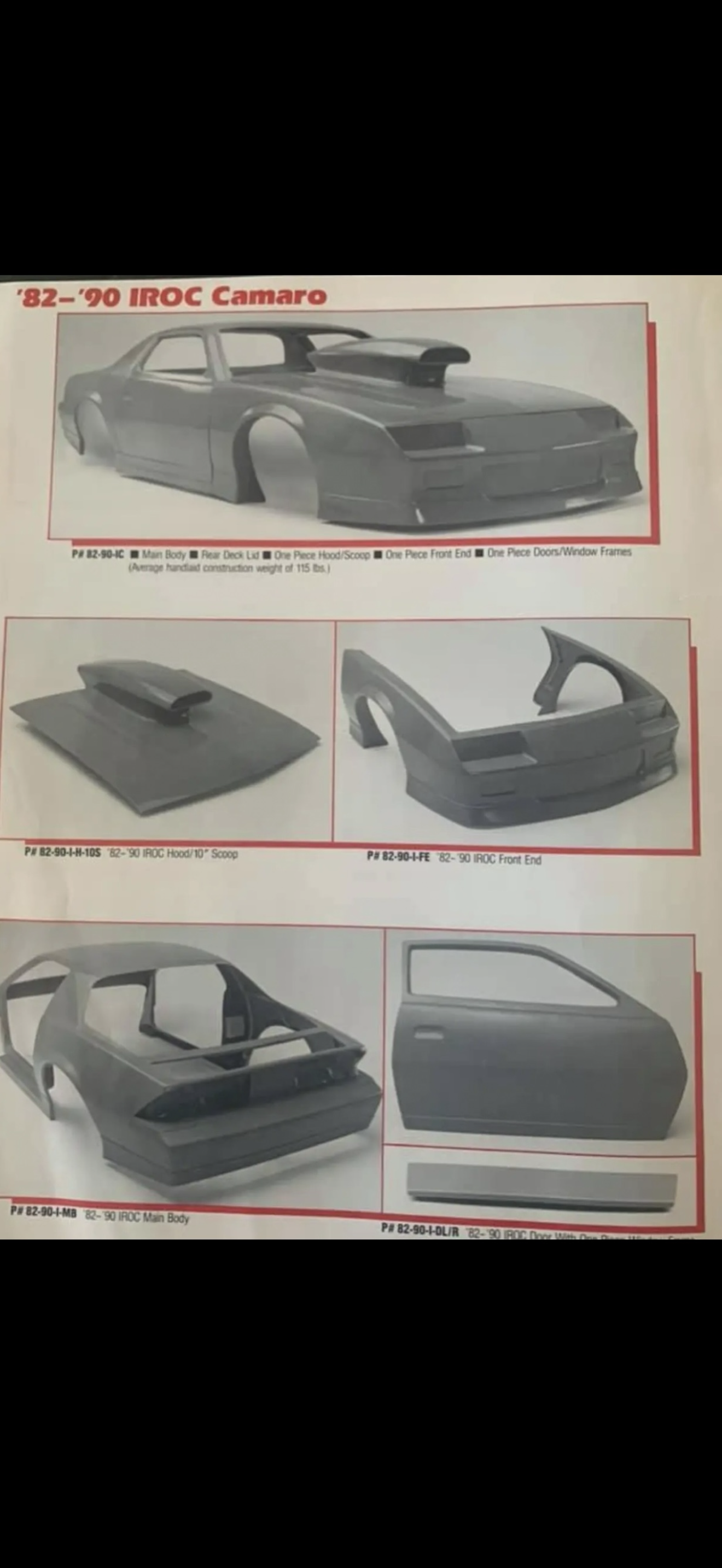 3rd gen Camaro complete package (1982-1992)