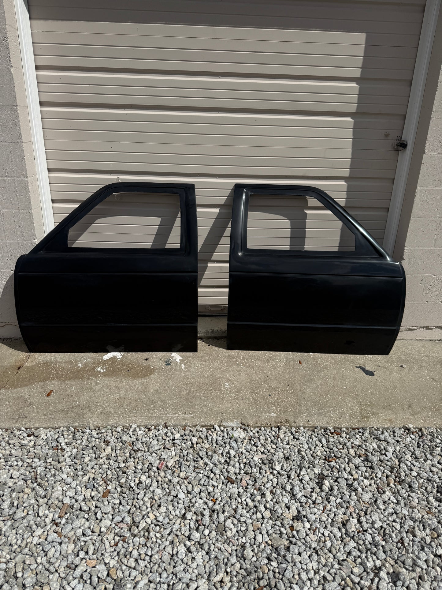 Chevy S10 fiberglass doors 1982–1993 lightweight drag racing doors Dubon Composites